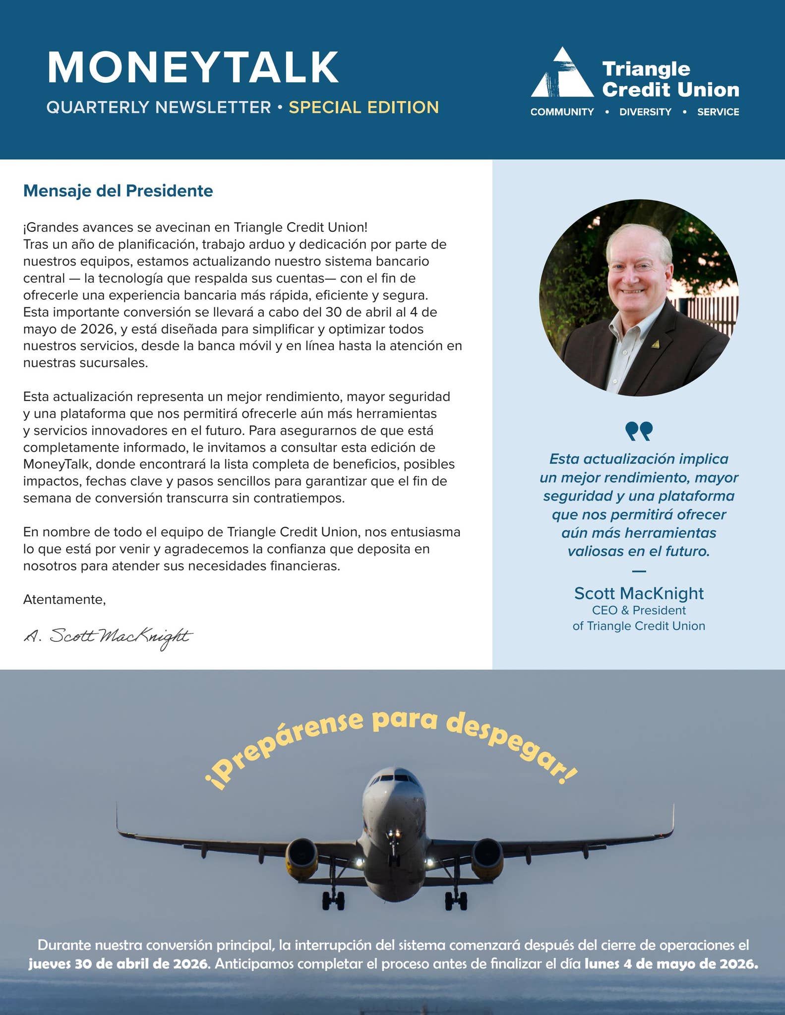 TCU Newsletter - Core Conversion Edition (Spanish Version) by Triangle ...