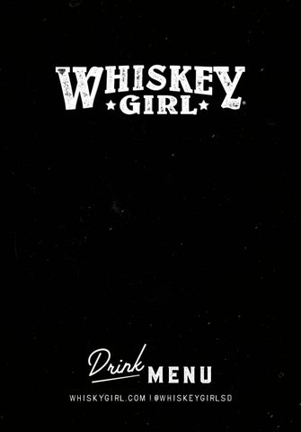 Whiskey Girl Menu Book 2026