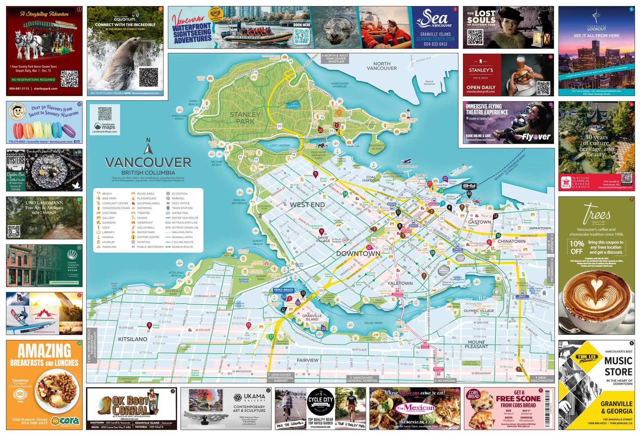 Vancouver Visitor Map by Landmark Media - Issuu