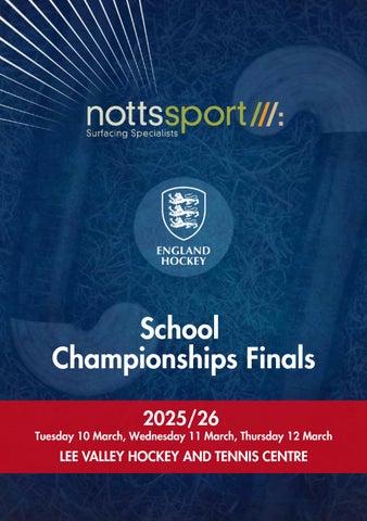 Nottsport Schools Championships 25-26 