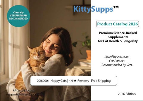 KittySupps Cat Supplement Catalog | Premium Feline Health Products