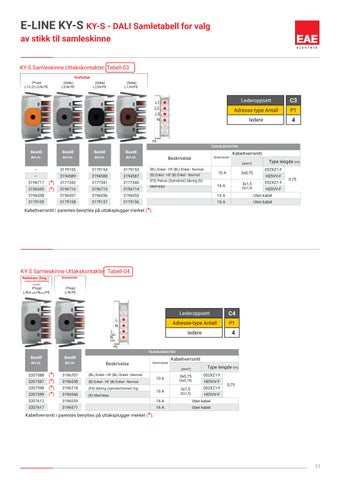 EAE E-Line-KY S Busbar-systemer mseipa com 第 13 页