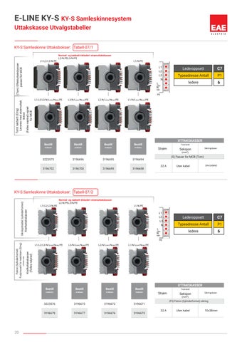 EAE E-Line-KY S Busbar-systemer mseipa com 第 22 页