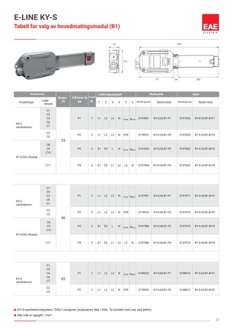 EAE E-Line-KY S Busbar-systemer mseipa com 第 23 页