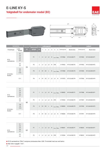 EAE E-Line-KY S Busbar-systemer mseipa com 第 24 页