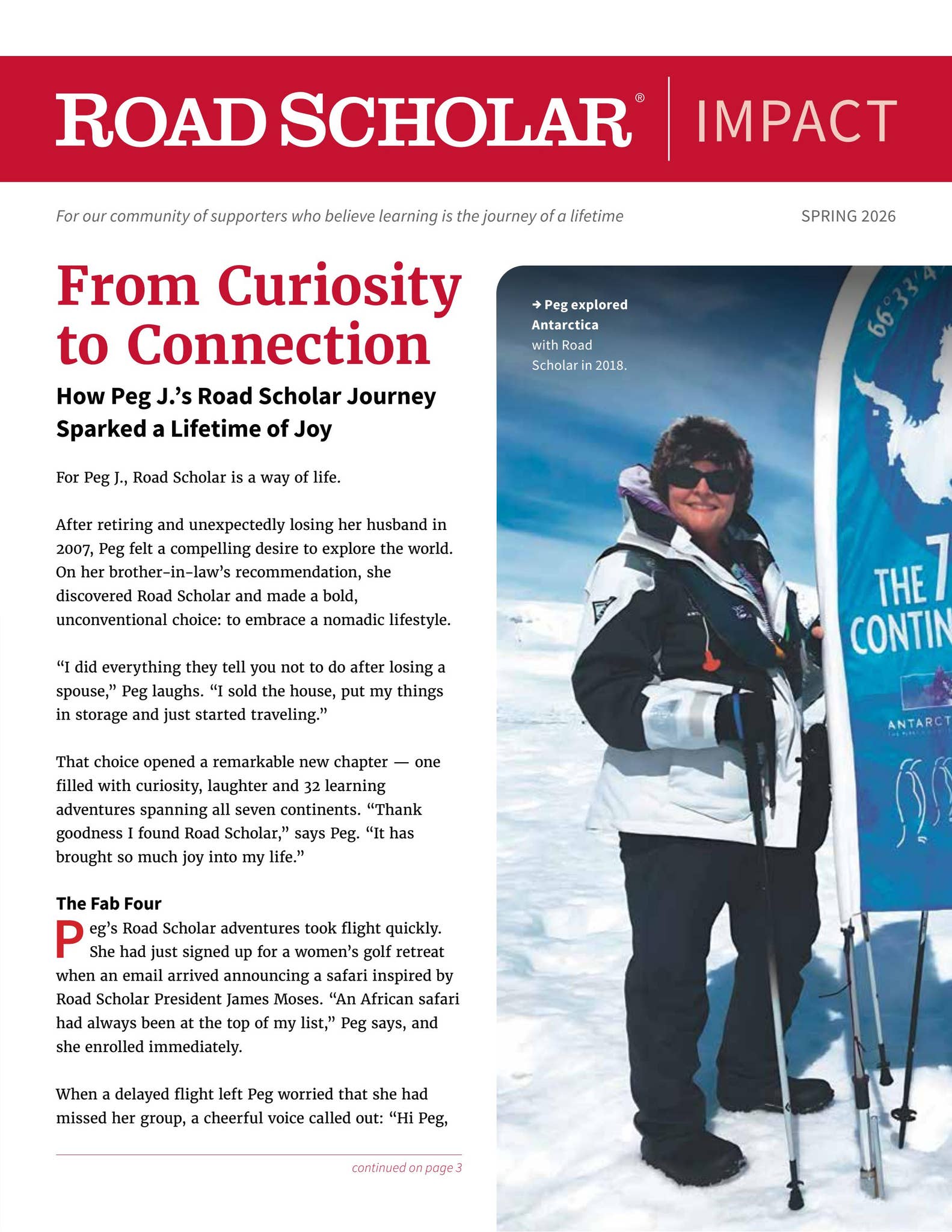 Road Scholar | IMPACT | Spring 2026 by Road Scholar - Issuu