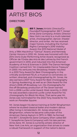 Bill T. Jones/Arnie Zane Company: Still / Here - Program 第 12 页