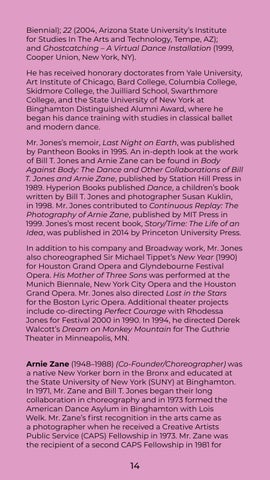 Bill T. Jones/Arnie Zane Company: Still / Here - Program 第 14 页