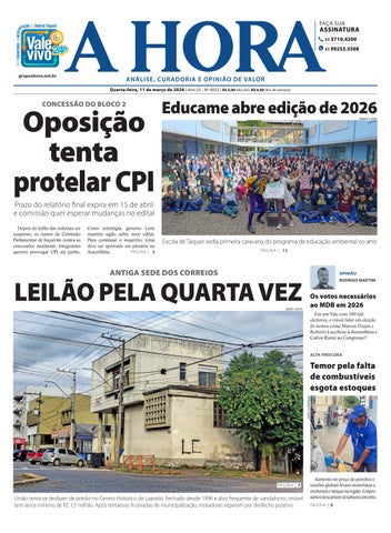 A Hora – 11/03/2026