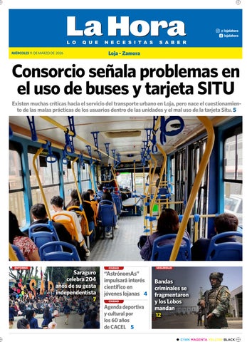 Loja: 11 de marzo, 2026