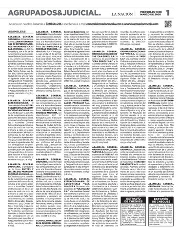 SUPLEMENTO - AGRUPADOS - EDICIÓN 11.186