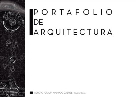 Portafolio de Arquitectura