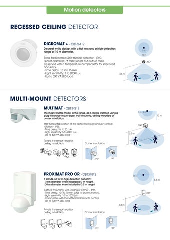 Detectors and Time Swtiches 灯饰手册 ENG 2026 第 4 页
