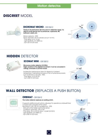 Detectors and Time Swtiches 灯饰手册 ENG 2026 第 5 页