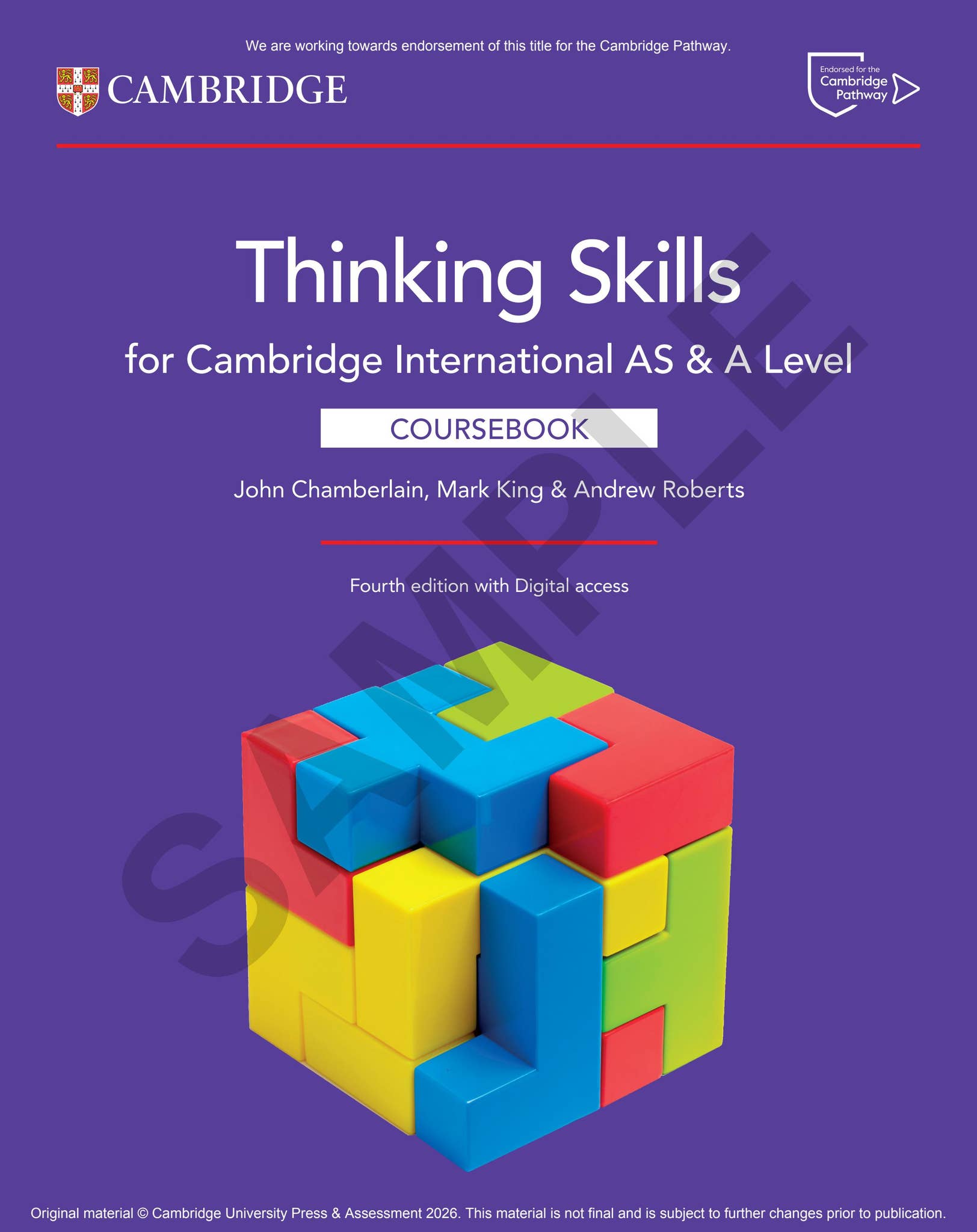 Cambridge International AS & A Level Thinking Skills Coursebook by
