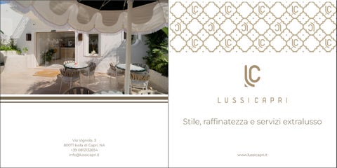 BROCHURE LUSSI CAPRI
