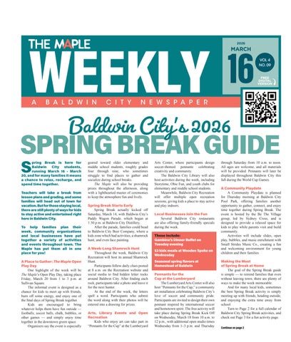The Maple Weekly - March 16