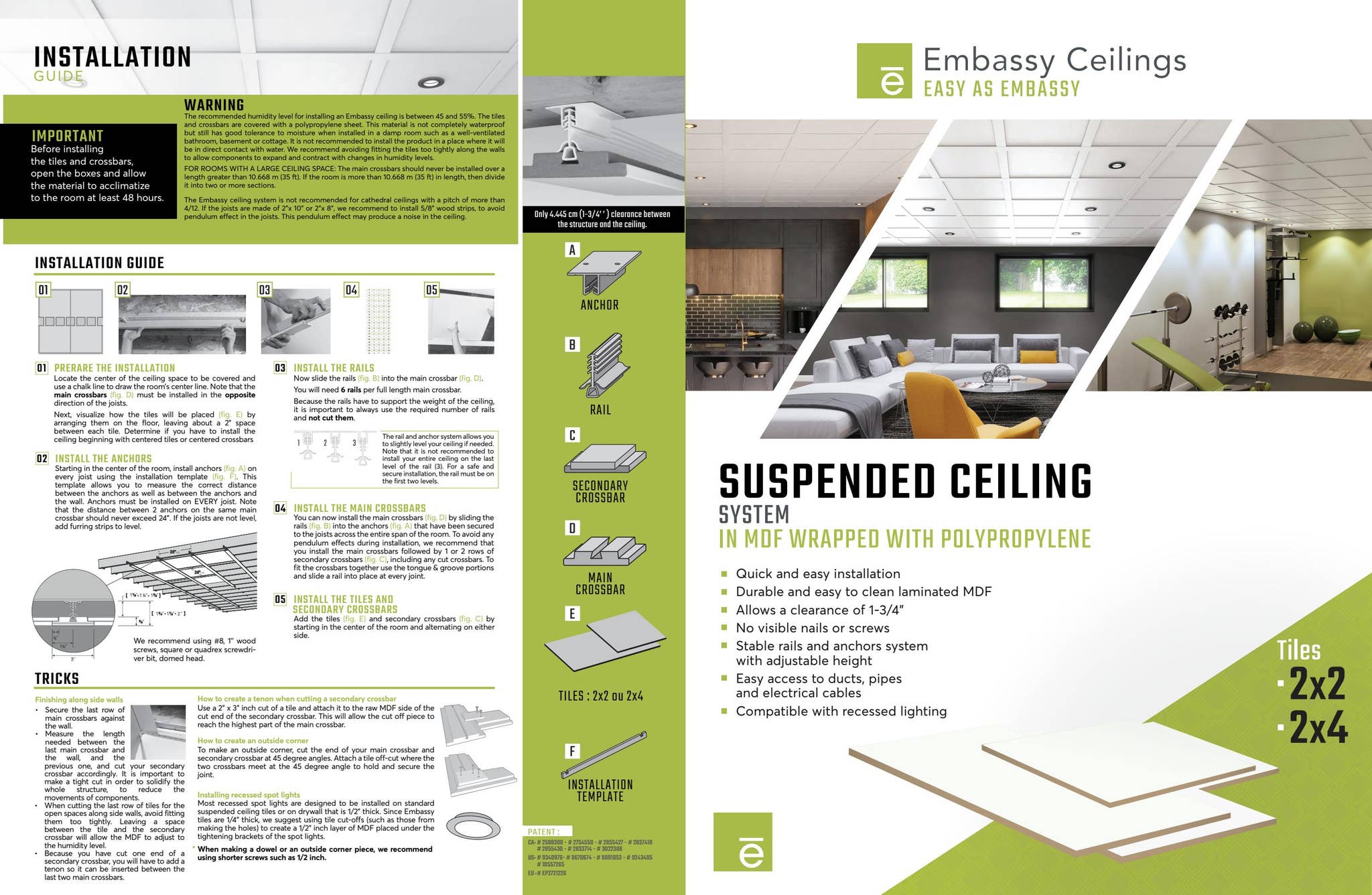 Embassy Ceiling System Embassy Ceilings Brochure (English) by Alexandria Moulding - Issuu