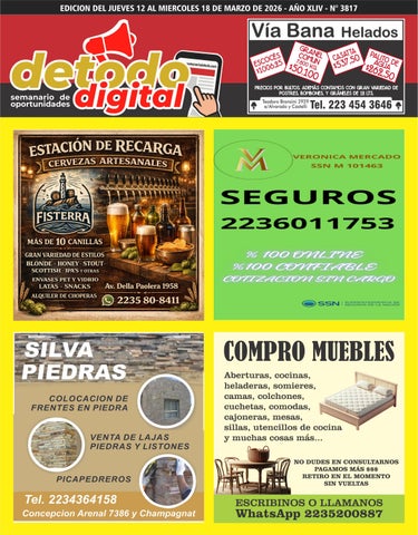 Semanario Detodo Digital - Edición Nº 3817 - Jueves 12 de Marzo de 2026