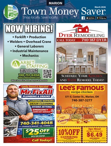 Marion Town Money Saver | March 2026