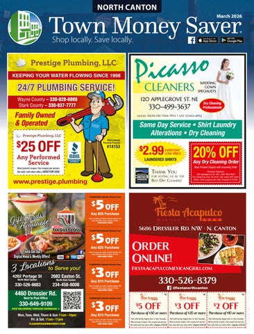 North Canton Town Money Saver | March 2026