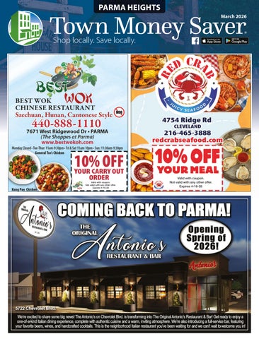 Parma Heights Town Money Saver | March 2026