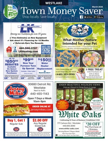 Westlake Town Money Saver | March 2026