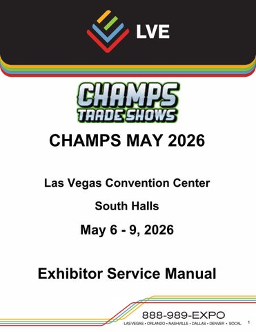 CHAMPS Exhibitor Service Manual LVM26