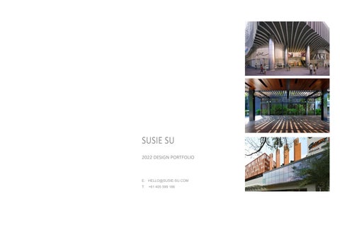 SUSIE SU - Portfolio - Archi - 2022 07