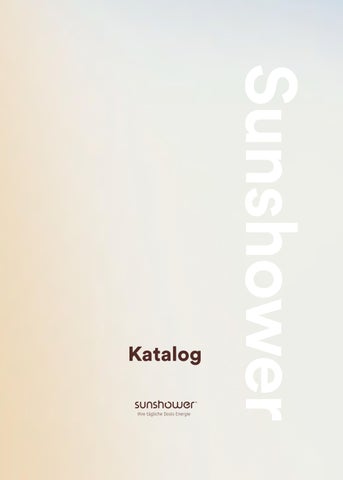 Sunshower Katalog 2026 