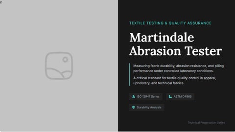 Martindale Abrasion Tester: Essential Equipment for Fabric Durability Testing