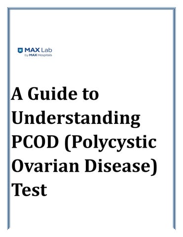 A Guide to Understanding PCOD (Polycystic Ovarian Disease) Test by ...