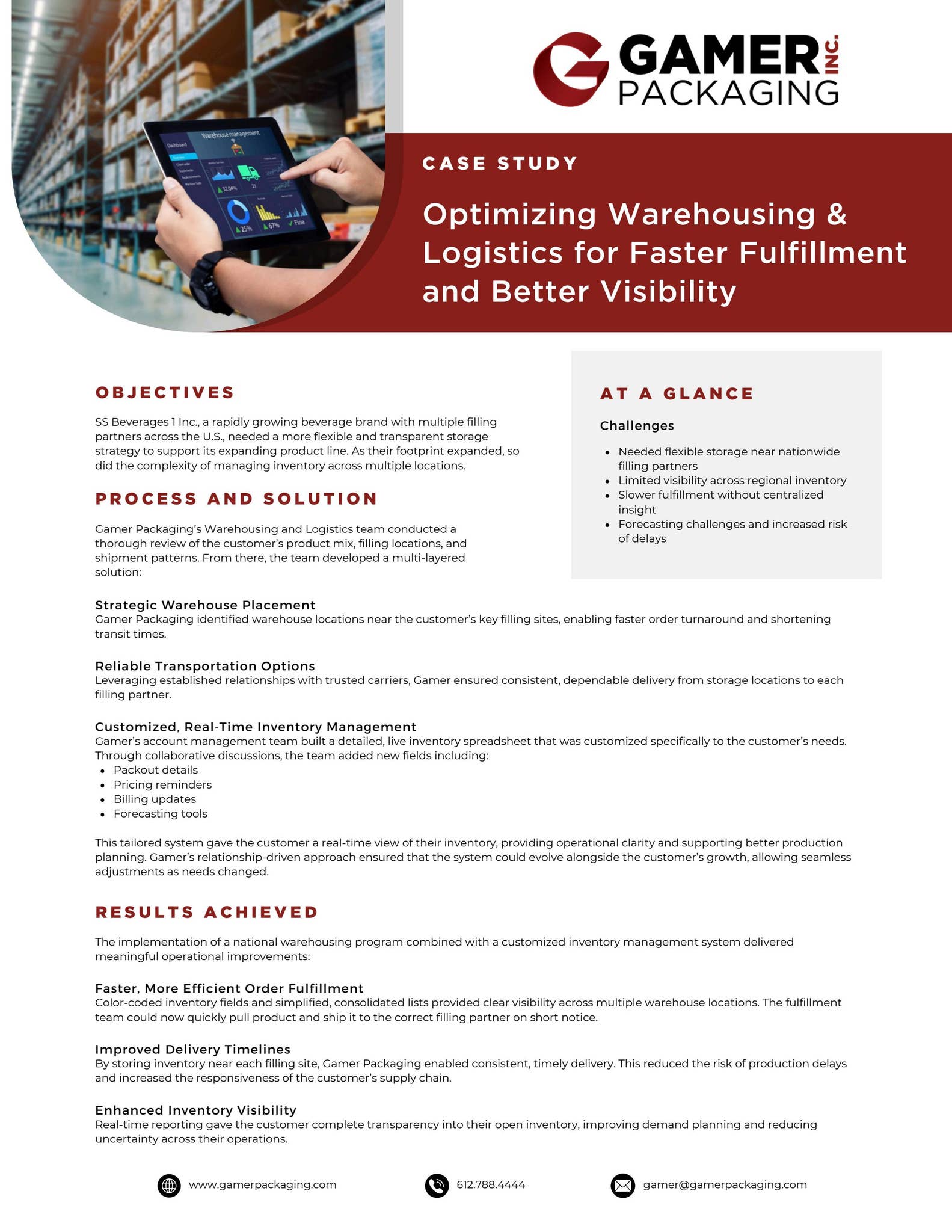 Case Study: Optimizing Warehousing & Logistics for Faster Fulfillment ...