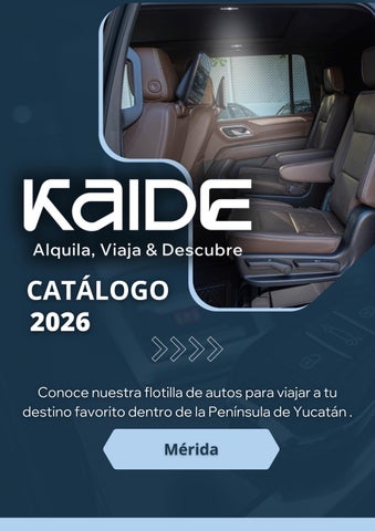 Catálogo Kaide 2026 Azul