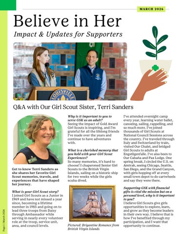 Believe in Her Newsletter March 2026