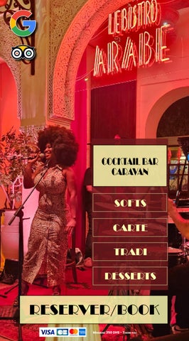 LE BISTRO ARABE MARRAKECH - MENU