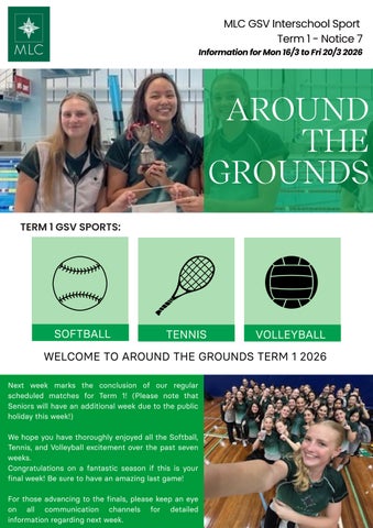 Around the Grounds 2026 Term 1 Issue 7