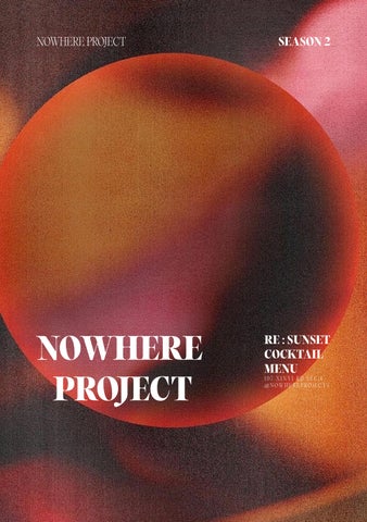 NOWHERE PROJECT MENU