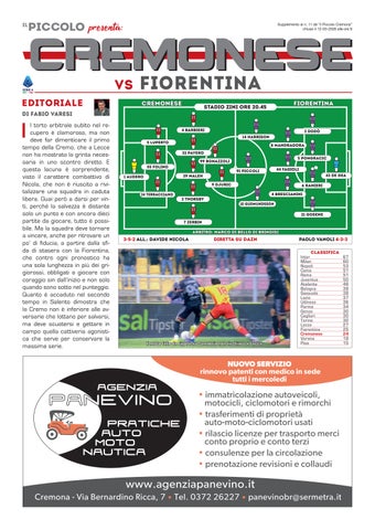 Magazine Cremo-Fiorentina