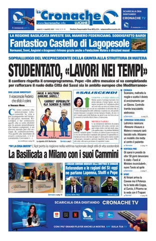 Cronache del 14 marzo 2026