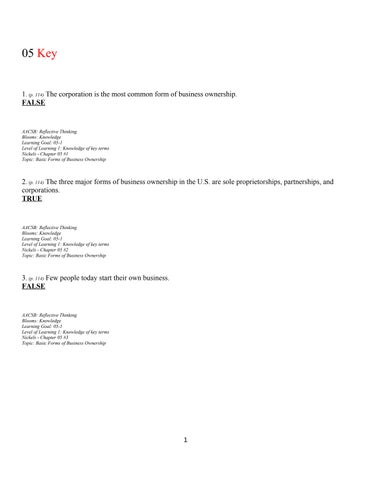 Test Bank for Understanding Business by William G. Nickels, James M. McHugh, and Susan M. McHugh.