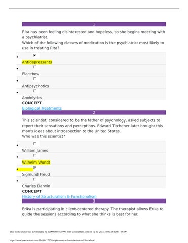 Sophia Course Introduction to Ethics