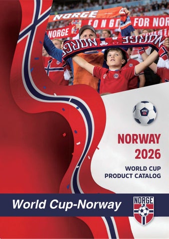 2026 World Cup Heia Norge profilprodukter