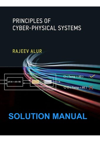 Complete Instructor's Resources, Solution Manual Principles of Cyber-Physical Systems 1st edition Ra