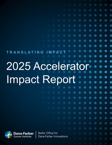 2025 Accelerator Impact Report