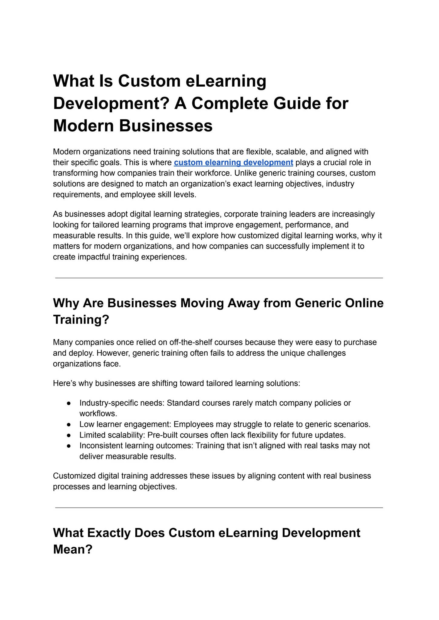 What Is Custom eLearning Development by Faroshi - Issuu