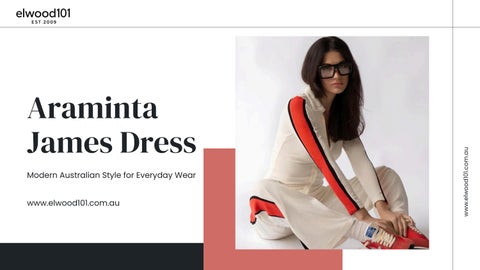 Araminta James Dress – Style for Everyday Wear