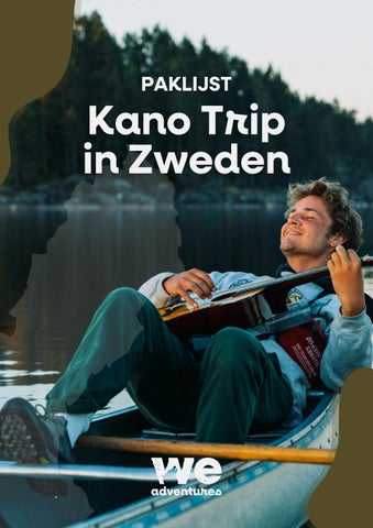 WA26 Paklijst Kano Zweden