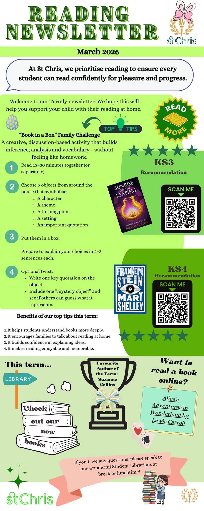 St Chris: Reading Newsletter- Spring Term 2026 by St Christopher School ...