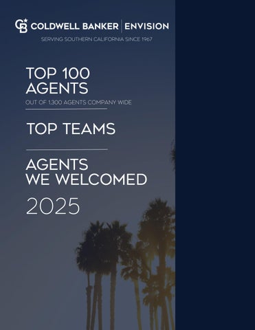 Coldwell Banker Envision Top Agents & Teams of 2025